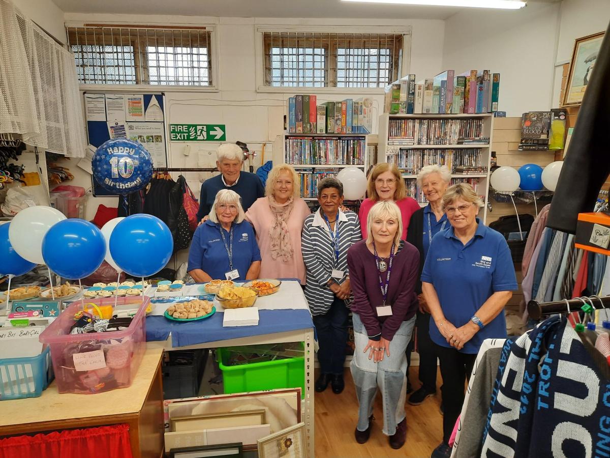 Southend Charity Shop 10 years